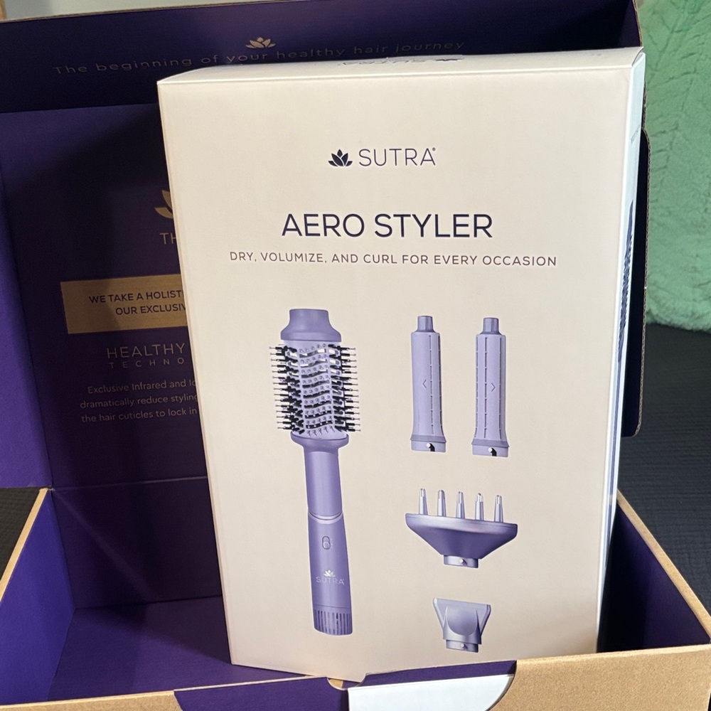 Sutra Aero Styler Hot Air Brush - Lavender